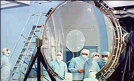 Hubble's mirror at inspection